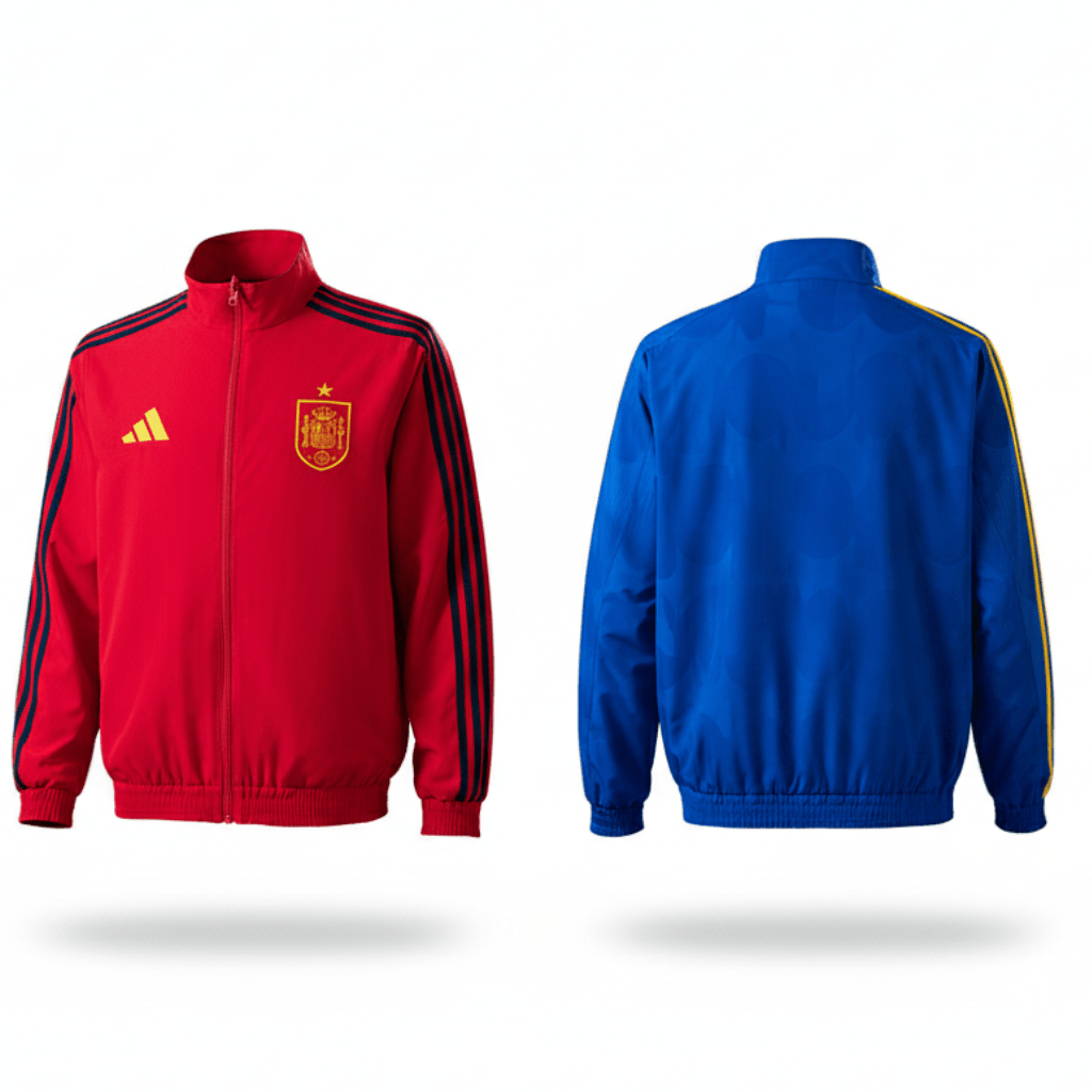 Spanien Wendjacke 25/26 Herren Rot & Blau