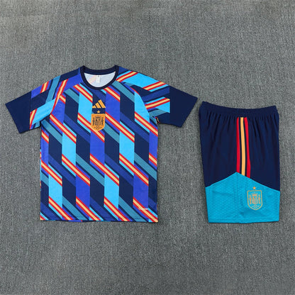 Spanien Pre-Match Trainingsset 26/27 Trikot und Shorts