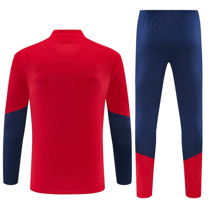 Spanien Trainingsanzug 26/27 Herren Jacke Rot und Hose Marineblau