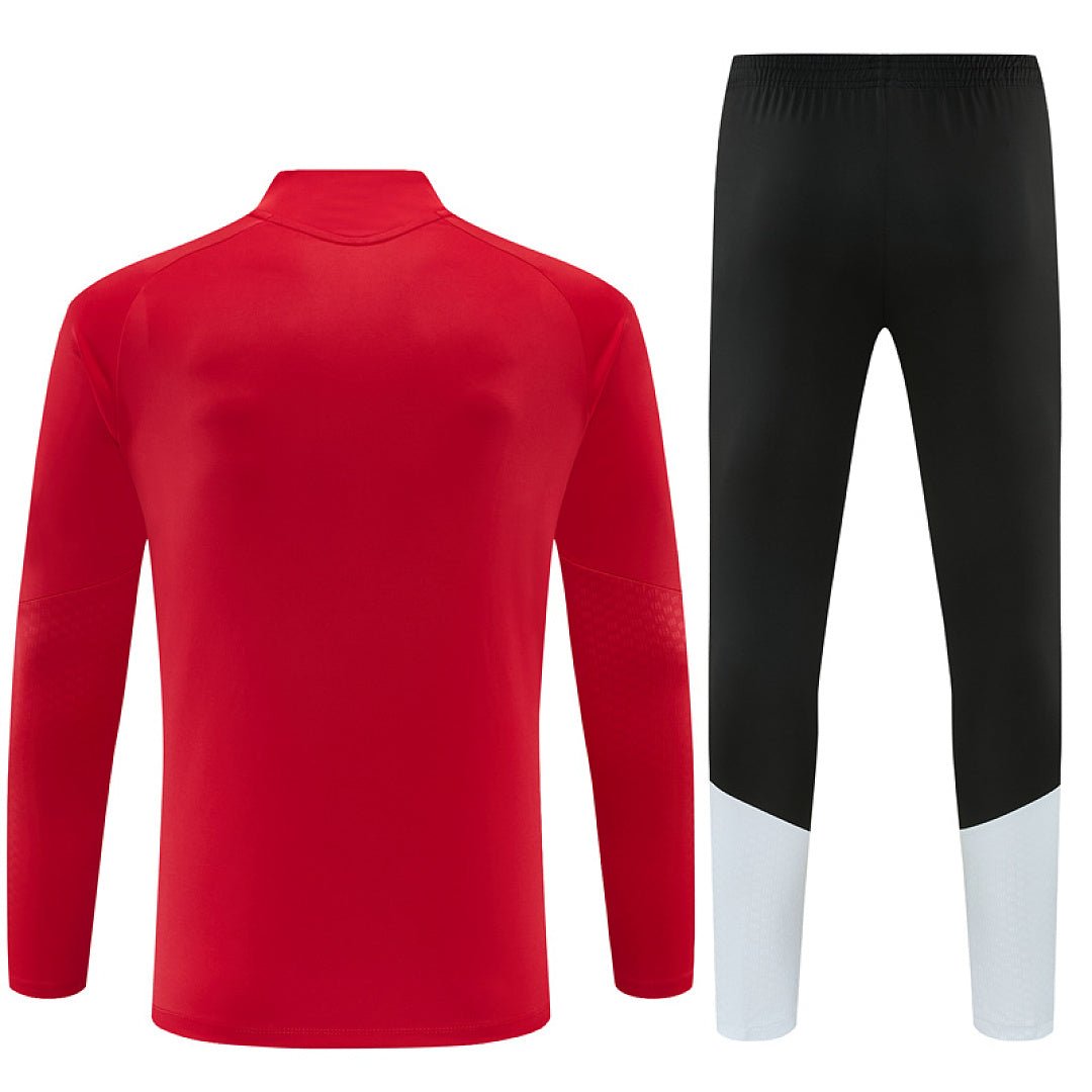 Spanien Trainingsanzug 26/27 Herren Jacke Rot und Hose Schwarz