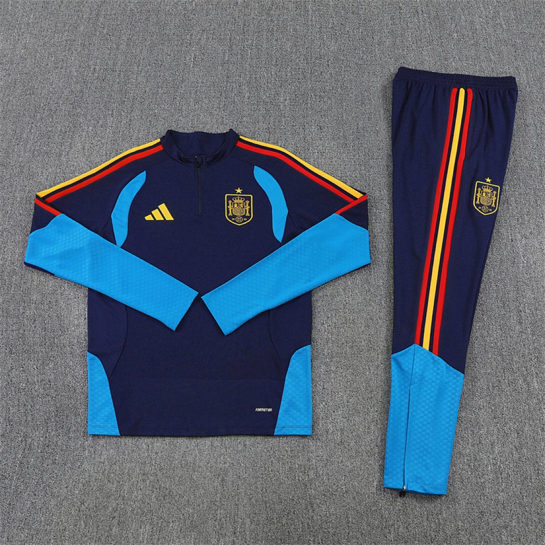 Spanien Trainingsanzug 26/27 Herren Jacke und Hose Marineblau