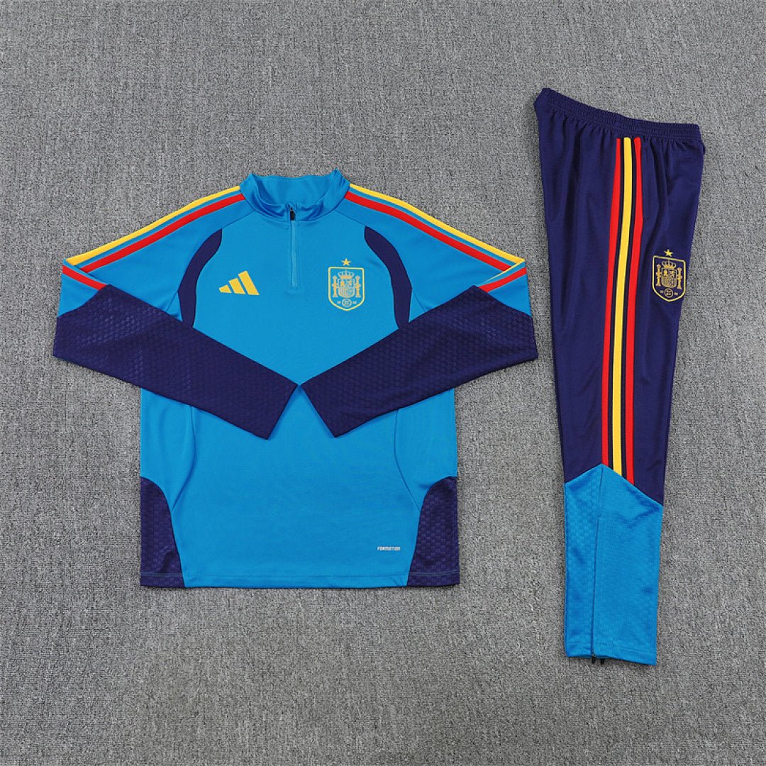 Spanien Trainingsanzug 26/27 Herren Jacke und Hose Hellblau