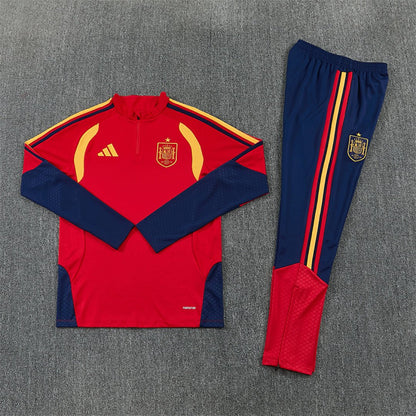 Spanien Trainingsanzug 26/27 Herren Jacke Rot und Hose Marineblau