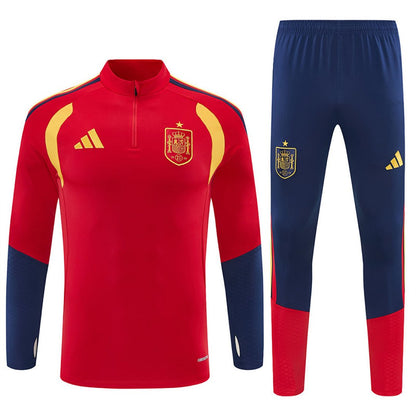 Spanien Trainingsanzug 26/27 Herren Jacke Rot und Hose Marineblau
