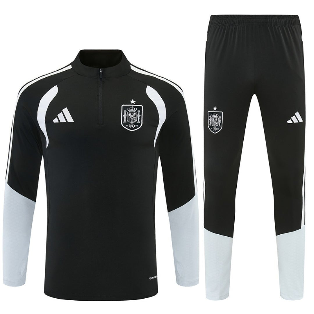 Spanien Trainingsanzug 26/27 Herren Jacke und Hose Schwarz