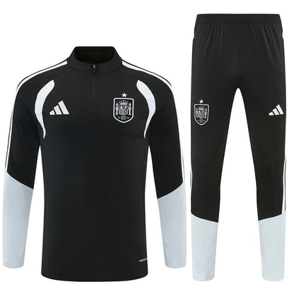 Spanien Trainingsanzug 26/27 Herren Jacke und Hose Schwarz
