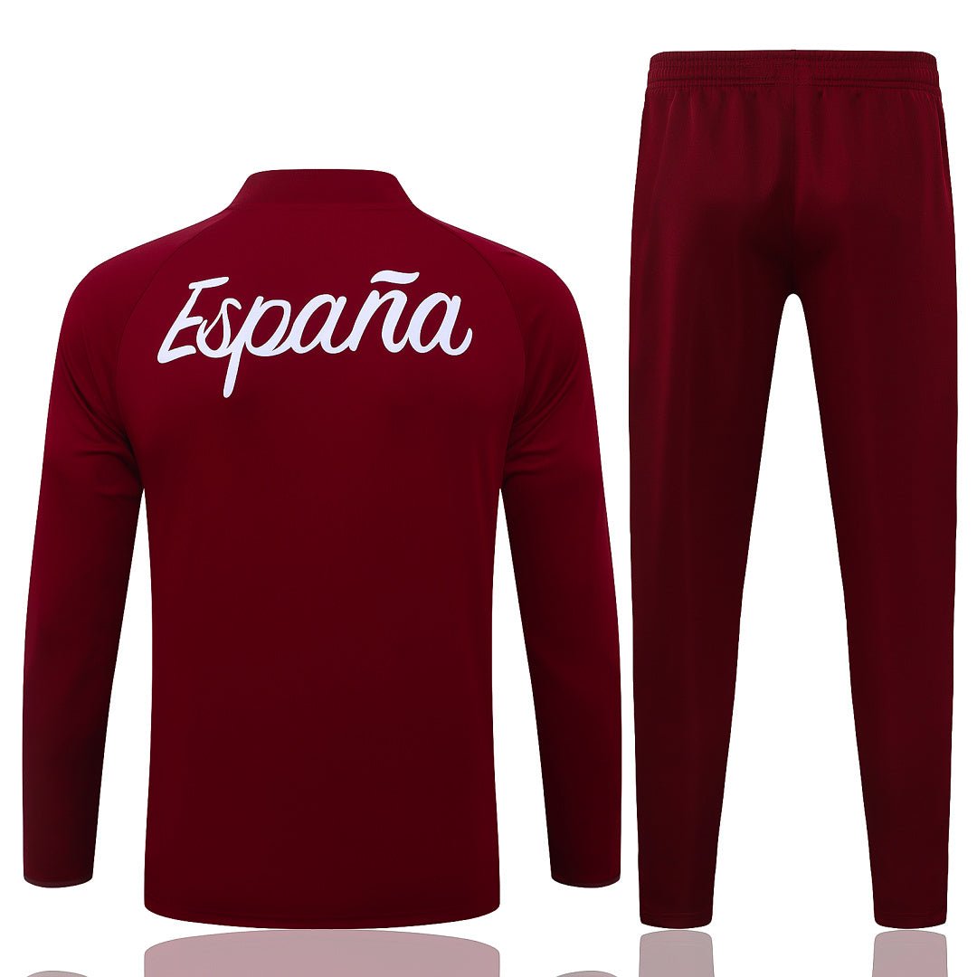 Spanien Trainingsanzug 26/27 Jacke & Hose Ahornrot