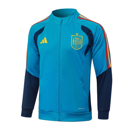 Spanien Trainingsjacke 26/27 Herren Hellblau