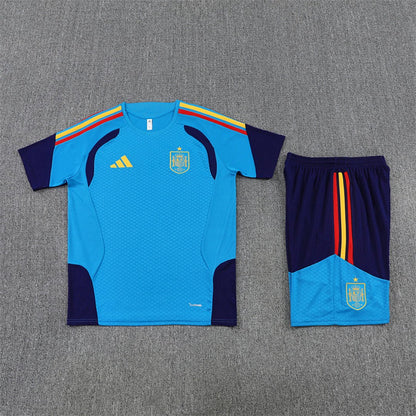 Spanien Trainingsset 26/27 Trikot und Shorts Blau