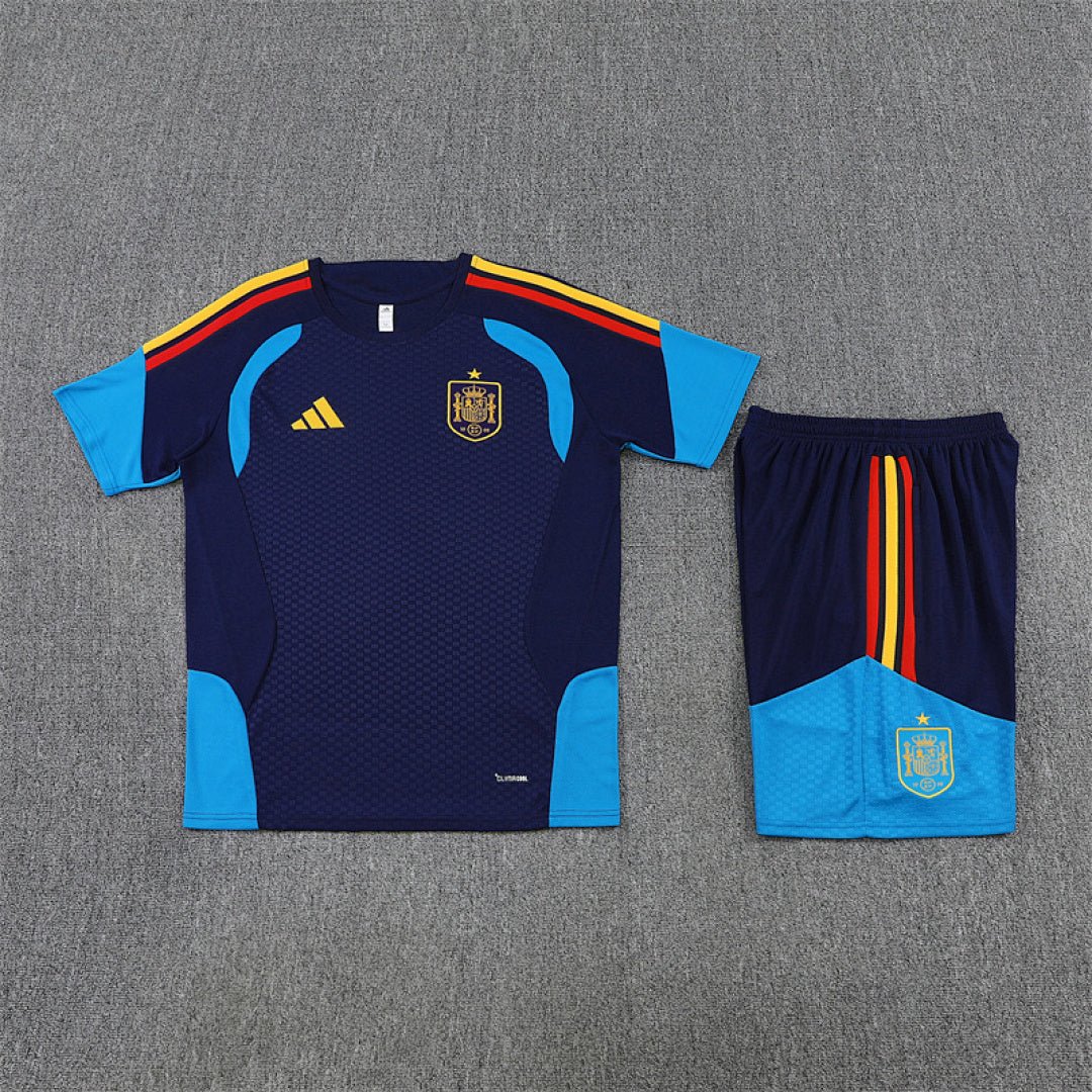 Spanien Trainingsset 26/27 Trikot und Shorts Marineblau