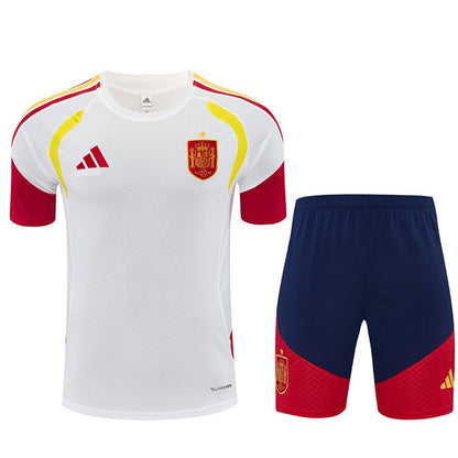 Spanien Trainingsset 26/27 Trikot Weiß und Shorts