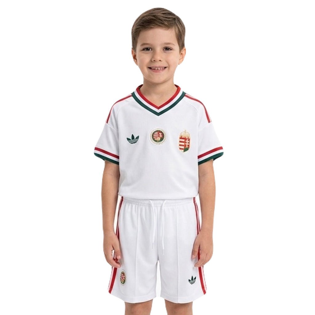 Ungarn Kinder-Set Auswärtstrikot 26/27 Trikot und Shorts
