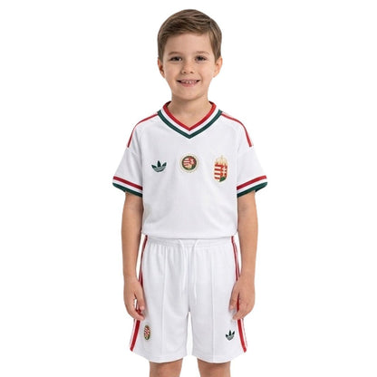 Ungarn Kinder-Set Auswärtstrikot 26/27 Trikot und Shorts