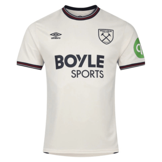 West Ham Auswärtstrikot 25/26 Herren Fan-Version Weiß